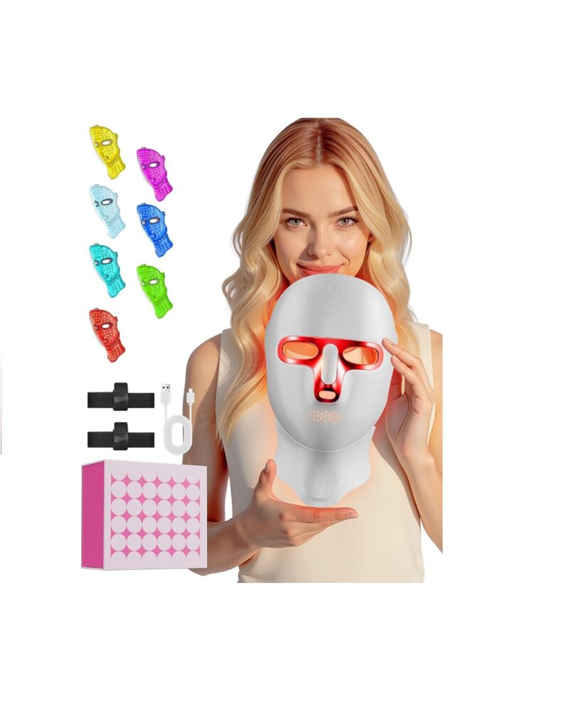 Portable LED Facial Mask for Daily Skin Care
