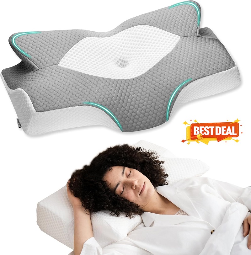 Memory Foam Pillow for Neck Pain Orthopedic 