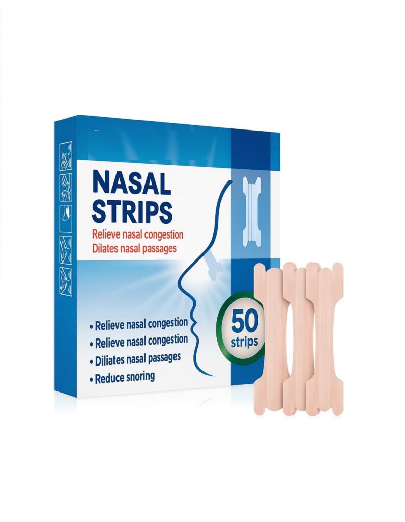 Nasal Strips 50 Pcs Nose Strips for Snoring Relief