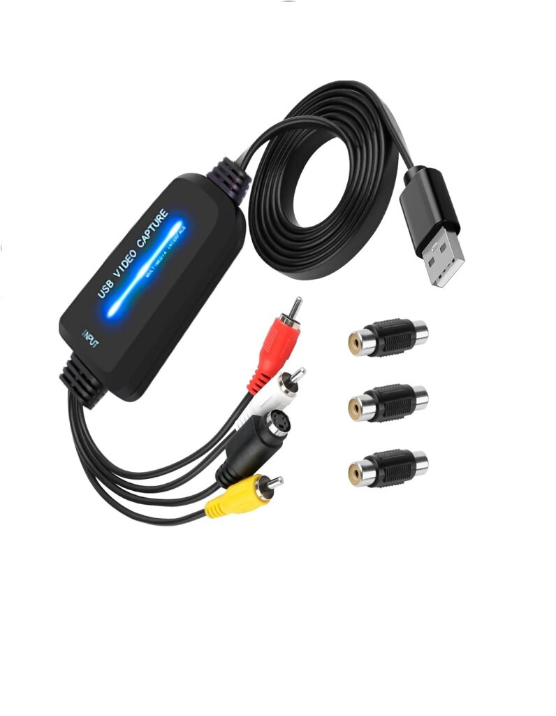 VHS to Digital Converter, USB 2.0 Capture Card