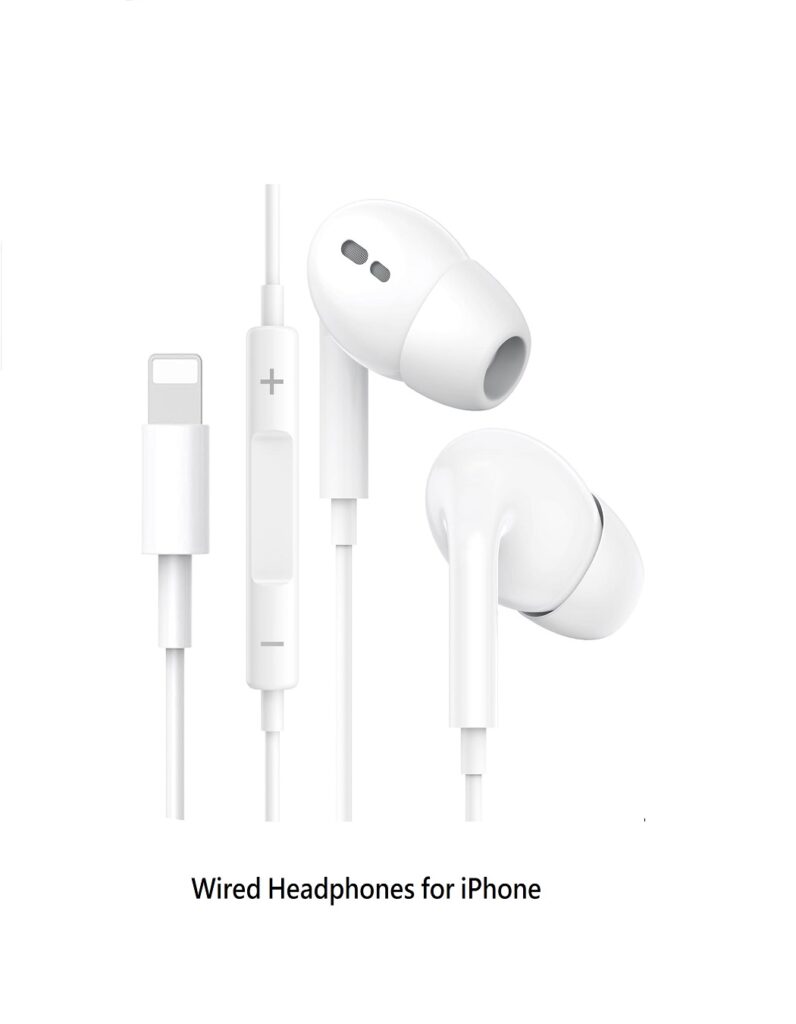 Wired Headphones for iPhone  with Volume Control & Microphone