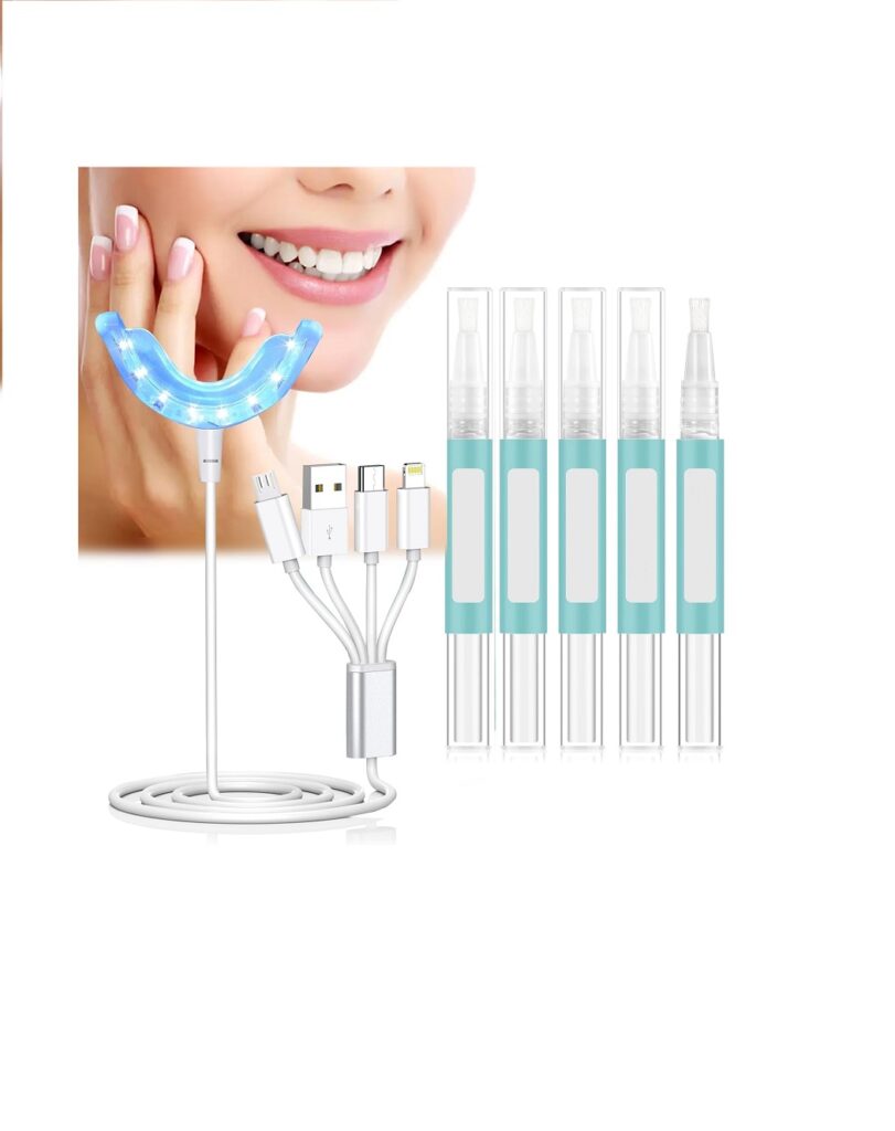 LED Teeth Whitening Kit – Blue Light Whitening Tray