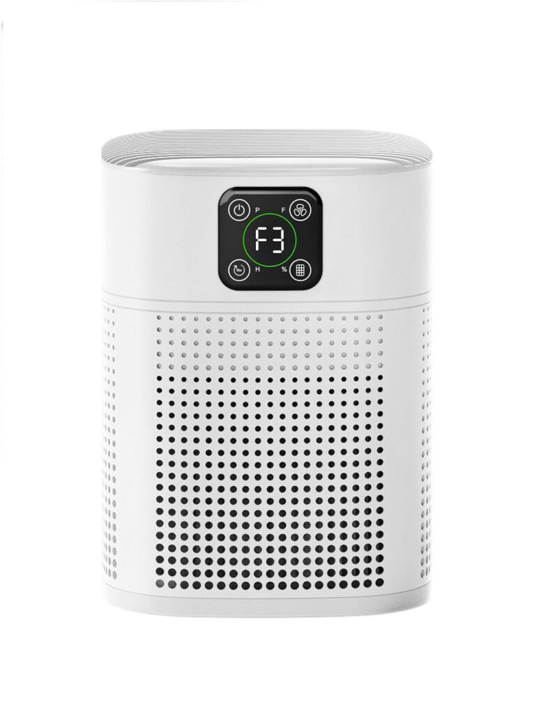  Air Purifiers for Home, Air Purifier for Smoke with 360° Air Intake