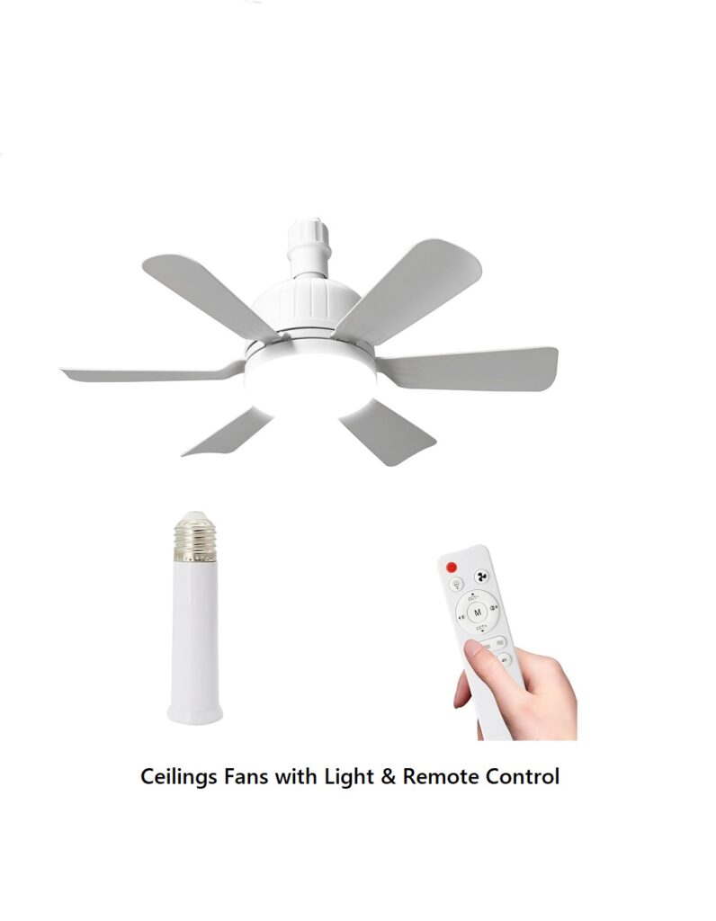 Ceilings Fans with Light & Remote Control