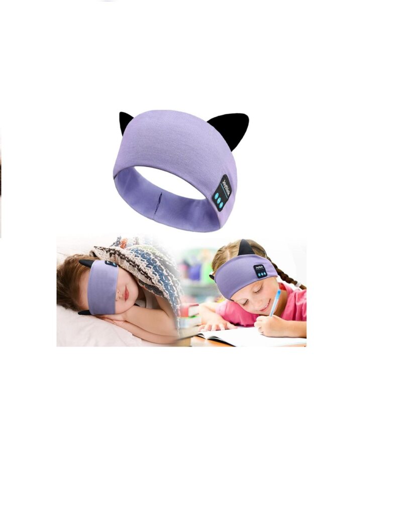 Kids Bluetooth Headband Headphones Sleep Mask