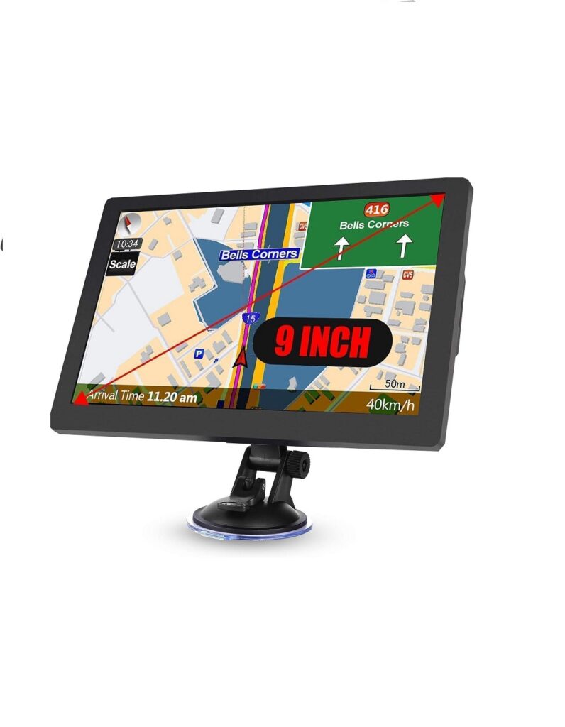 Sat Nav for Car, Van & Truck 9 inch 2026 UK & Europe Maps