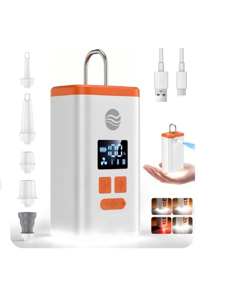 Electric Air Pump for Inflatables, 5000mAh