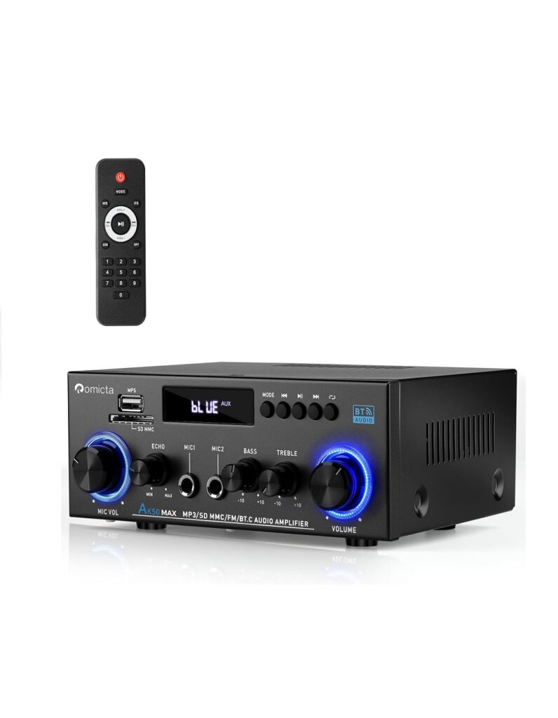  Stereo Audio HiFi Amplifier, 800W