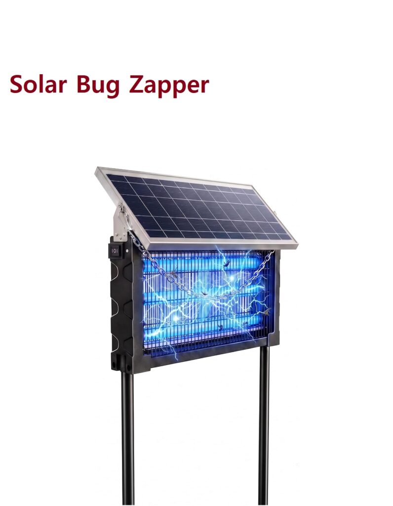 Solar Bug Zapper Outdoor, Mosquito Zapper 3000V
