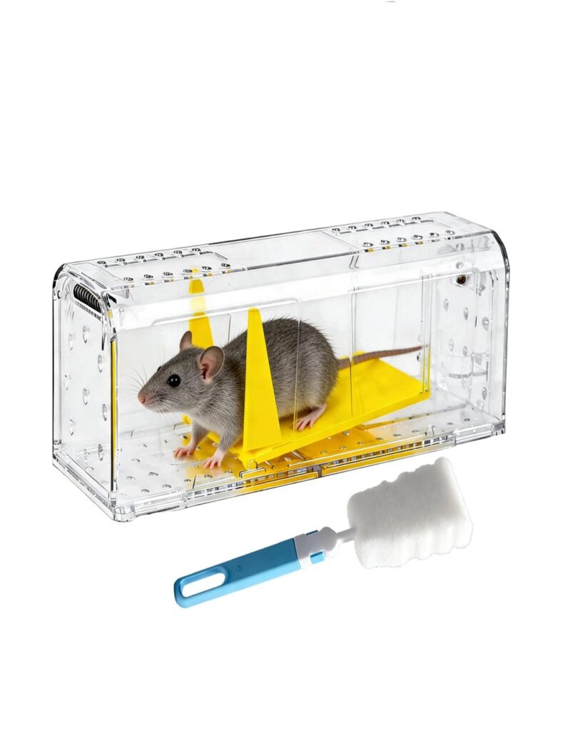 Humane Mouse Trap Live Catch Reusable Rodent Catcher 