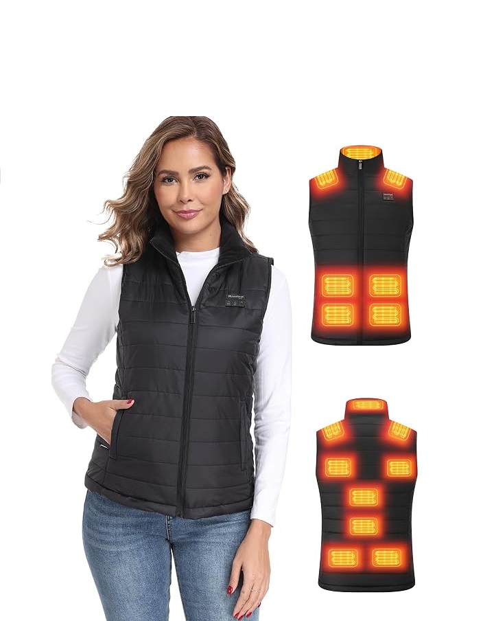 Heated Jacket Womens with Three Temperature Settings 