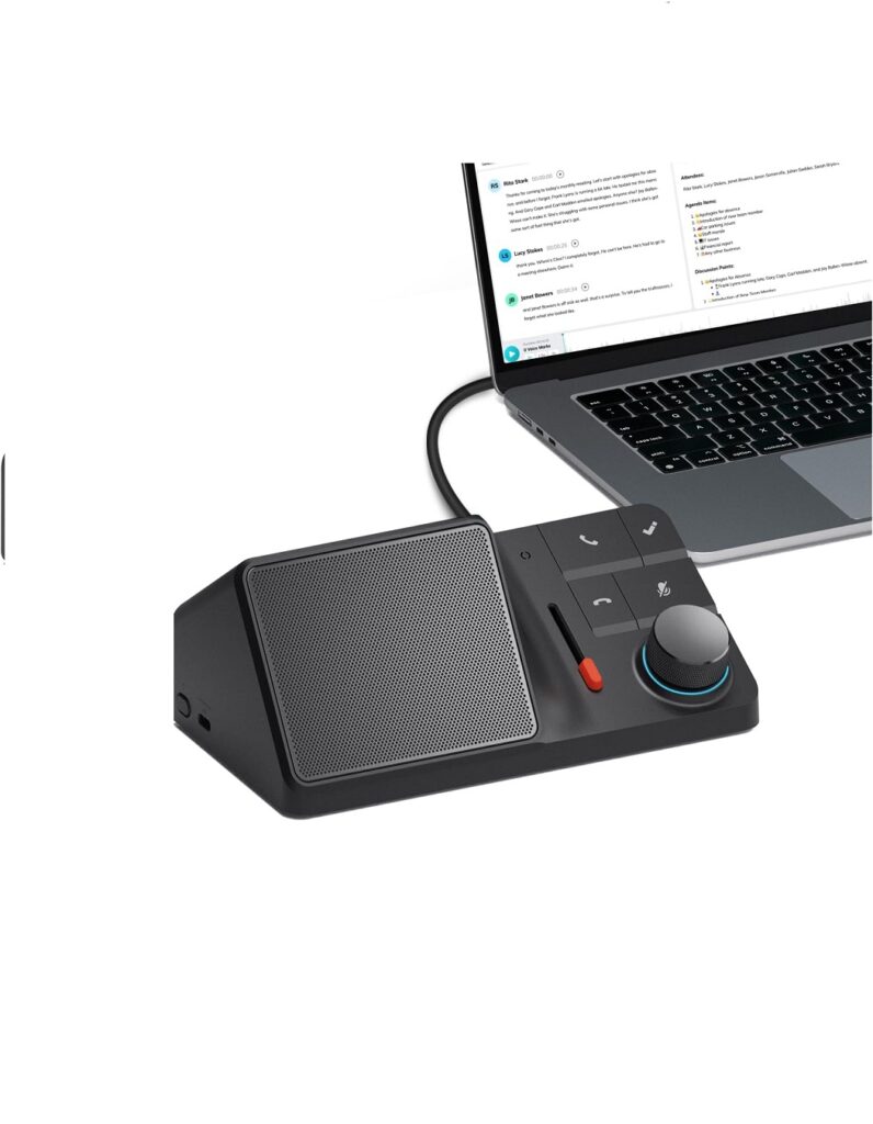USB C Docking Station with AI Voice Recorder