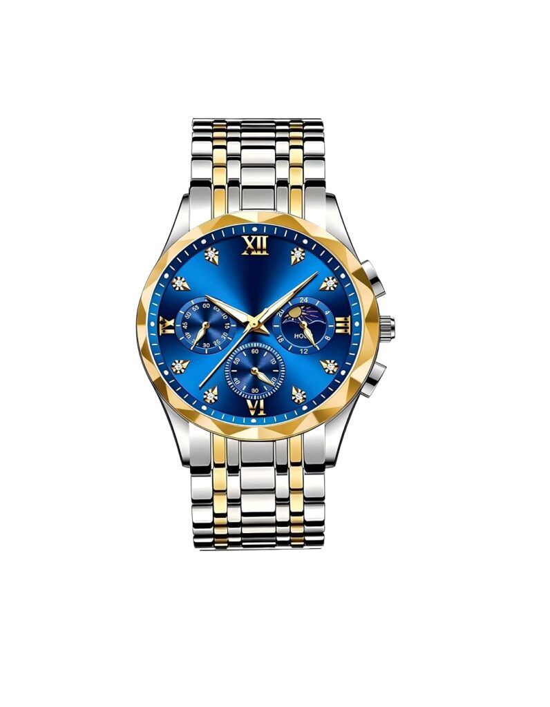 Men’s Stainless Steel Luminous Dial Automatic Watch
