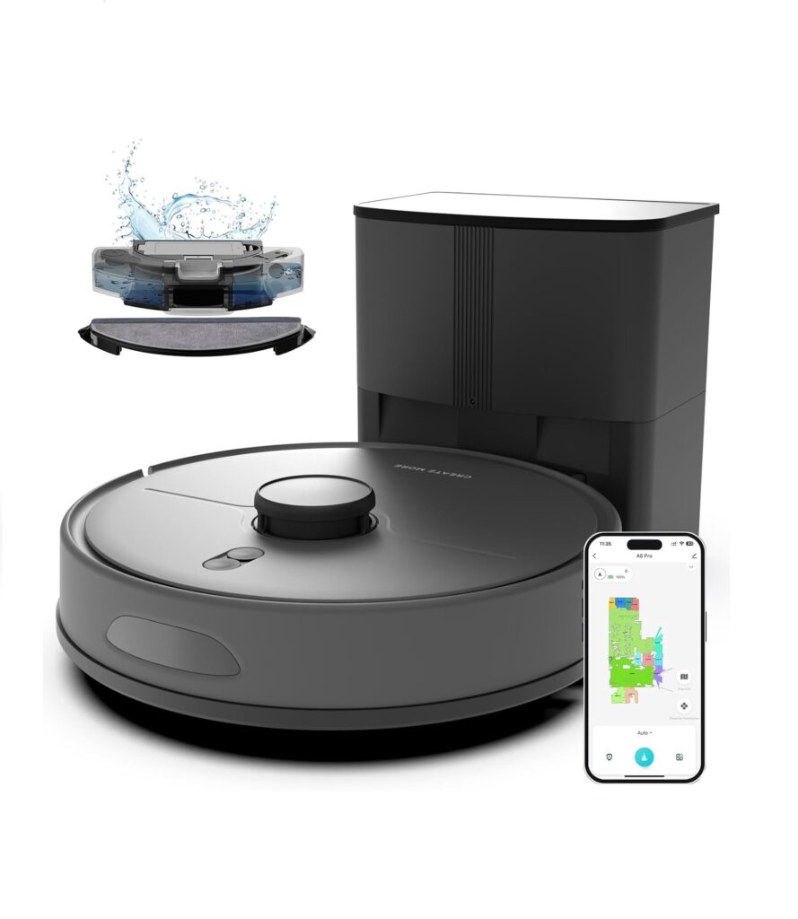 Robot Vacuum Cleaner with Mop with 10,000Pa Suction